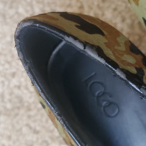 Camouflage print, pony hair pumps - Picture 4 of 6